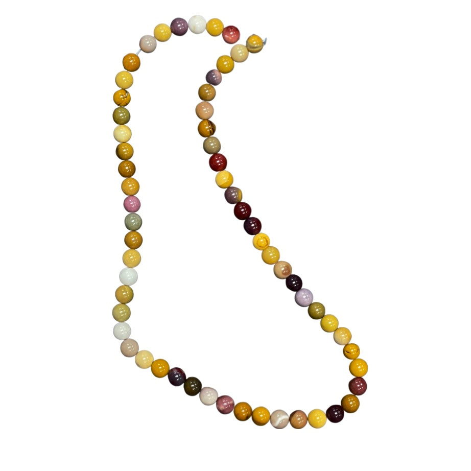 6mm Round Moukite Jasper Beads