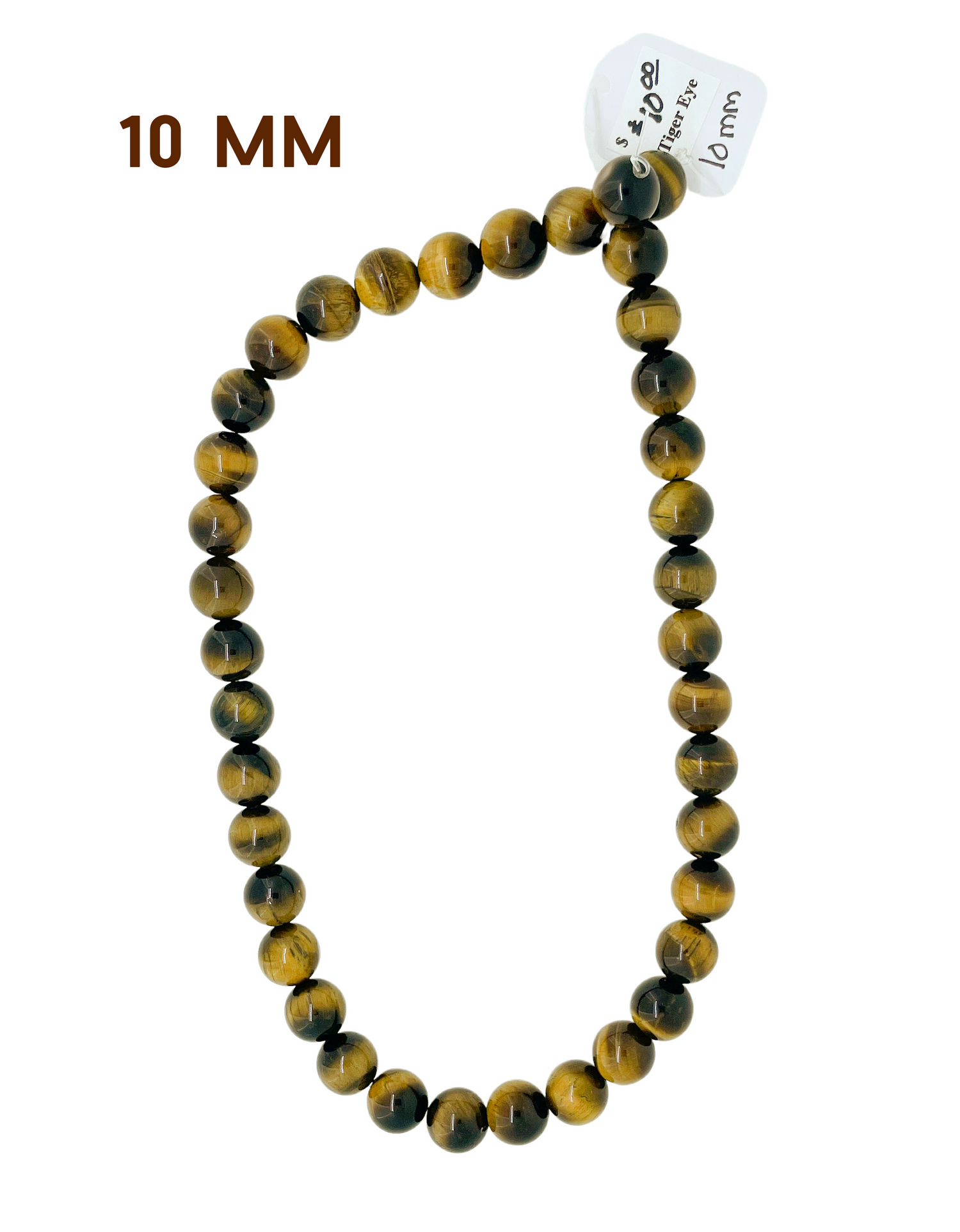 Tiger Eye Round Beads: 6mm