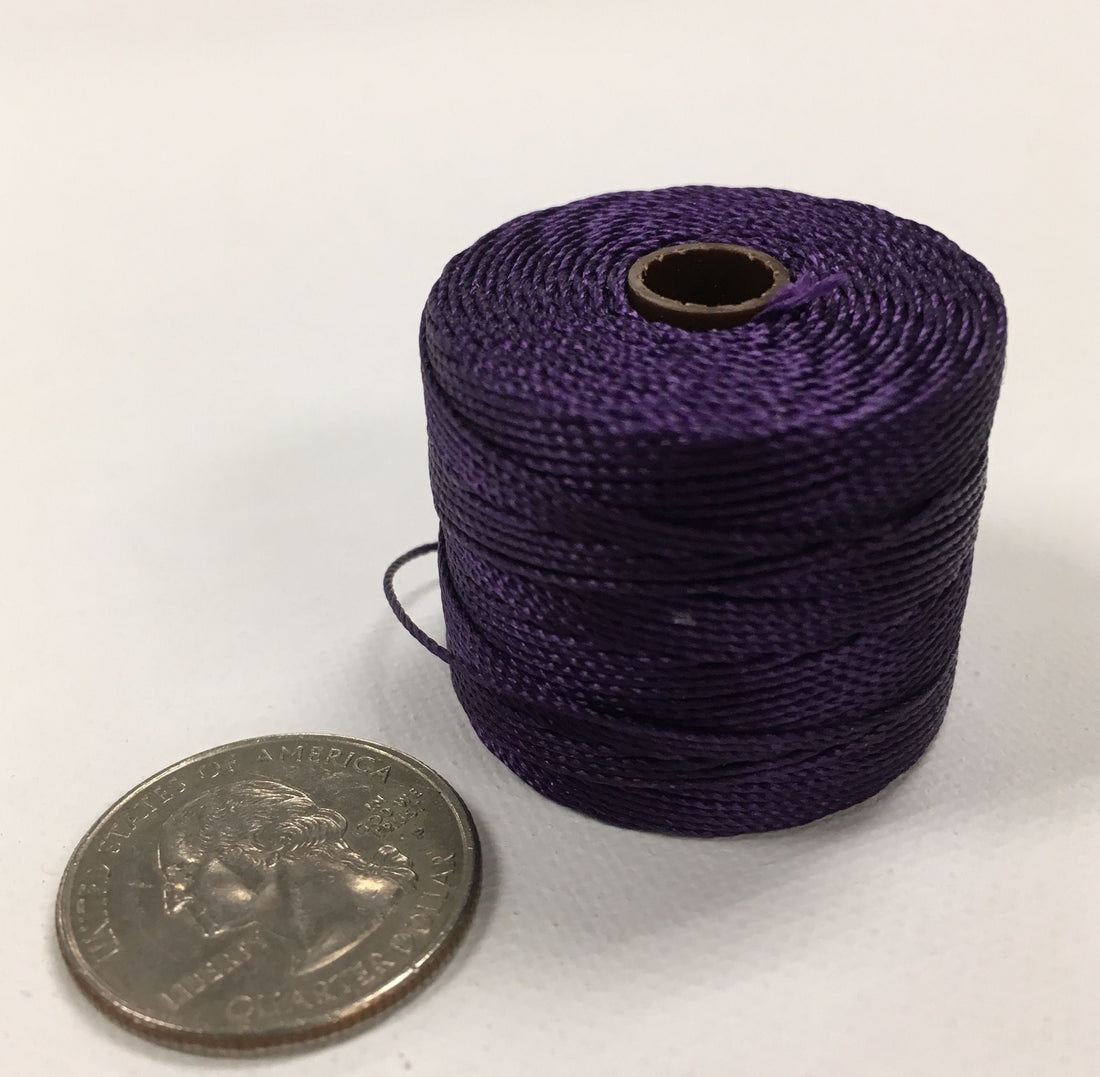 Purple S-Lon Bead Cord TEX210 nylon