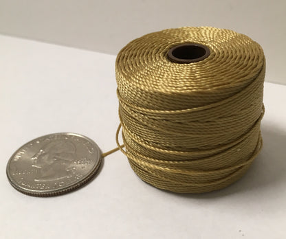 S-Lon  Bronze Bead Cord TEX210 .5mm