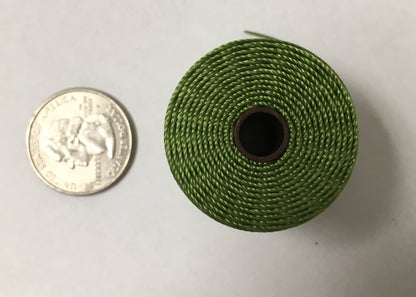 S-Lon Bead Cord Avocado TEX210 nylon