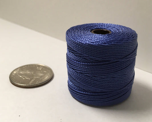 S-lon nylon cord Periwinkle; Tex 210; 3 ply; .5mm; #18