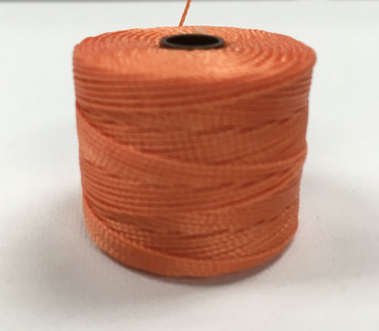 S-lon bead cord TEX210 nylon Pumpkin