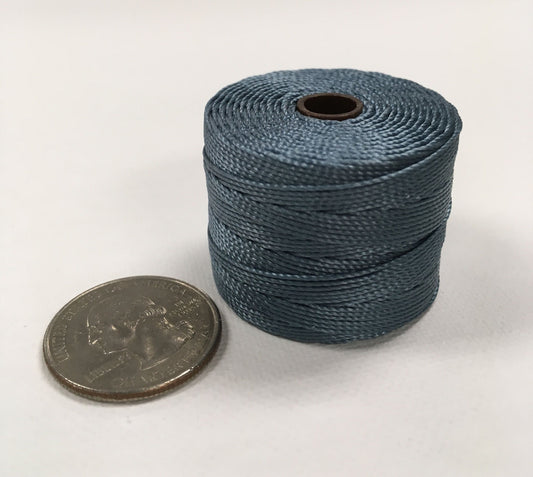 Ice Blue S-Lon Bead Cord TEX210 nylon