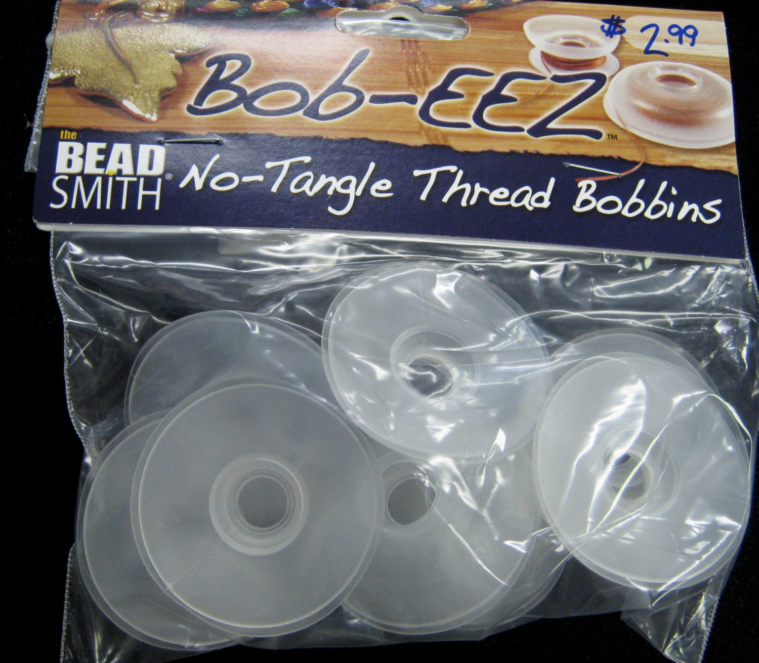 Kumihimo Thread Bobbins Medium size, 8-pk, 2-1/2&quot;