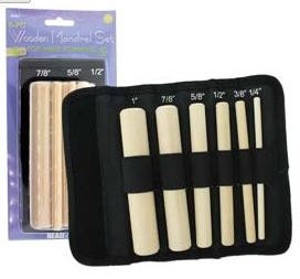 6-piece Wooden Mandrel Sets