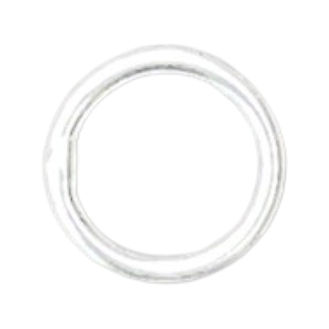 Sterling Silver 5mm Closed Jump Rings (22 Gauge)